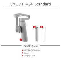 휴대폰짐벌 핸드폰 스마트폰 짐벌 셀카봉 Zhiyun smooth q4 스마트 폰 짐벌 iphone 13 pro maxhuaweisamsungxiaomi 전화 대 dji om 5, q4 표준