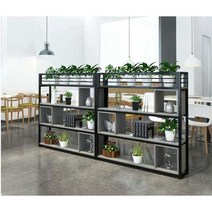 공간분리 선반장 북카페 화분대 철제 사무실 가벽, 80x30x120 (5가지 색상 가능)