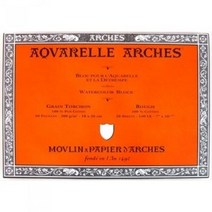 [40프로행사/한정수량]캔숀.아르쉬 패드 (4면제본) 300g 황목 46*61cm