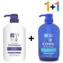하또무기 율무 샴푸 냄새 사춘기 두피 클리닉, 율무샴푸 1개_핫클렌징젤 1개