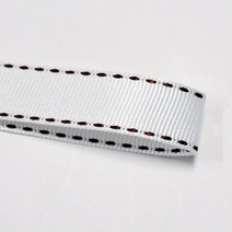카네이션리본 선물포장리본 꽃포장리본 골지 스티치 리본 (폭 5mm 길이90m)(폭 10mm/15mm 길이 45m), 1(부드러운 화이트)