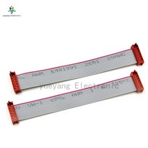 1.27MM 레드 하네스 IDC 케이블 어셈블리 플랫 리본 케이블 배선 와이어-보드 마이크로 매치 lengeh 200mm, 02 Same direction_02 6P