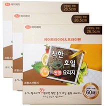 착한식재료 종이호일 원형 26.5cm 60매, 30개