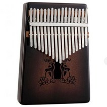 칼림바HLURU 17 Keys Kalimba 엄지 손가락 피아노 마호가니 우드 Mbira Body 악기 Kalimba 피아노 크리스마, 03 담황색