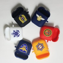 해병대 공군 육군 해군 해병대 119 소방 112 경찰 1/2세대 에어팟 실리콘 투명 케이스, 7. 주문제작