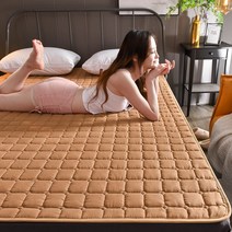 킹이불패드세트 사계절 세탁가능 침대매트 매트리스 미끄럼방지 학생기숙사, C03-135x200cm침대