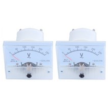 풍량계 풍향풍속계 디지털 풍속계2X 아날로그 85L1 AC 250 V 패널 미터 전압계 측정 장치 설치 장비, 01 white