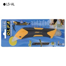 [OLFA] 올파 커터칼 L5-AL 규격18mm 고무그립/잠금장치/컷터칼/일제/일본산