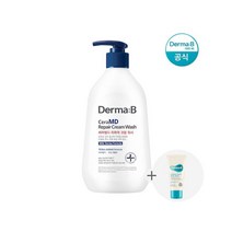 Derma B 더마비 세라엠디 리페어 크림 워시 400ml+랜덤튜브1개, FREE