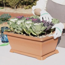 홈가드닝 옥상 베란다 친환경 유기농라이프 텃밭 화분, 블랙