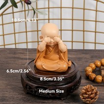 부처님 부처 Kawaii 불교 승려 DIY 미니어처 분재 인형 동상 요정 자동차 장식품 명상 홈 정원 장식 장식127016, 중간 16, Medium 16