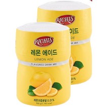 동서 식품 리치스 카페 파우더 레몬 에이드 550g 스무디 홈카페 에이드, 2개