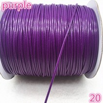 마닐라 로프 밧줄 새로운 15mm 10 미터 왁스 코드 스레드 문자열 스트랩 목걸이 비즈 쥬얼리 만들기 DIY 팔찌 액세서리, 20