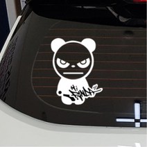 차량 스크래치 포인트 세차 스티커 경차꾸미기 카라반스티커 캠핑카스티커 디젤스티커, 화이트