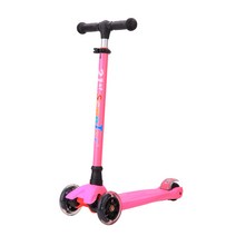 21st 컬러풀 착탈식 아동용 킥보드, 분홍