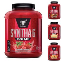 BSN 비에스엔 신타6 아이솔레이트 ISOLATE 딸기 초코 바닐라 외 5가지 맛 SYNTA6 신타식스 프로틴 보충제 단백질 1.82 kg 48 서빙, 초코맛 1.82 kg