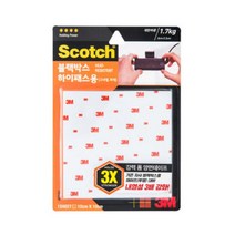 [RA㏓] 3M 스카치 고내열 폼 양면테이프 하이패스용 접착 차량용 용테이프 자동차용 블랙박스 강력한 ▷_§Ea, 《본상품》