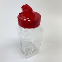 PET 450ml 사각 손잡이 캠핑양념통 향신료통 업소용양념통 파우더 분말 소분 용기