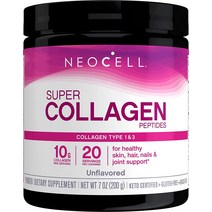 Neocell 네오셀 슈퍼 콜라겐 타입 1 & 3 무맛 198 g, 1개, 198G