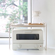 하우스플랜 토스터기 선반 발뮤다겸용 거치대 토스터기랙 주방 정리, 아이보리