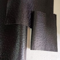 패브릭 가죽 인조 소파 1.2MM 첫 번째 레이어 암소 가죽 블랙 타조 양각 수동 DIY 단색 가방 패브릭, 04 30x60cm