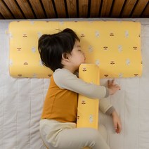 한스펌킨 메모리폼 와이드베개 유아 아기 신생아베개 방수커버포함, [밤부]레이지울프_그레이민트