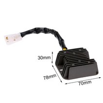 오토바이 부품 효성 오토바이 전압 조정기 정류기 GT650R GV700 용, 01 Black