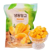 [뉴뜨레]냉동 망고 다이스 1kg 3개/5개/10개, [뉴뜨레]냉동 망고다이스 1kgX5개, 5개