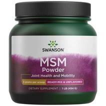 Swanson 스완슨 MSM 파우더 가루 454g, 1개