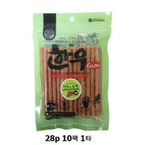 애견간식 한우껌 28p 10팩 1타 한우와 소간 (W9701F9), 본상품선택