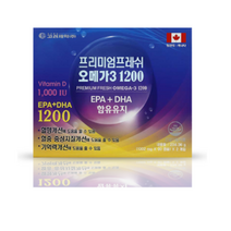 고려제약 프리미엄 프레쉬 오메가3 1200, 180캡슐, 2개