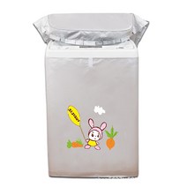 에어컨실외기커버 세탁 세탁기커버 국경 간 방수 자외선차단 윗면오픈 커버보호 옥스퍼드 커버 롤러 식탁보 브랜드 통용, T18-윗면오픈 작은 것을 덮다 화, C03-L사이즈 7.5-9Kg