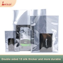 스키 스노우보드 가방 스키부츠가방 캐리어 100Pcs 정전기 방지 차폐 백 ESD 오픈 탑 패키지 전자 액세서리 보관 포장, [18] 100x180mm