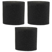 청소기 호환 shop-vac vacmaster 앰프용 3팩 90585 폼 슬리브 폼, 3개