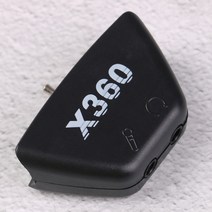 xbox 360 컨트롤러 헤드셋 변환기 헤드폰 어댑터 용 스마트 폰 pc 용 3.5mm 오디오 이어폰 액세서리, Black