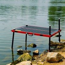 수상좌대 민물 낚시 발판 접이식 휴대용 중층 받침대, A. 600x800x700cm