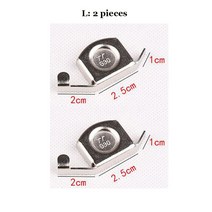 재봉 미싱 마그네틱 심 가이드 범용 자석 프레스 피트 재봉틀용 DIY 공예 부품 가수 2 개, [01] 2PCS L