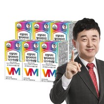 리얼닥터 멀티비타민 123 미네랄, 60정, 6개