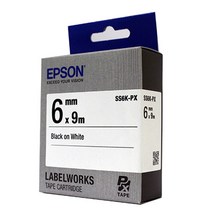 엡손 정품 라벨테이프 SS6K-PX 6mm 흰색라벨지, 12mm 디자인 패턴라벨, SGR12HB-PX 행복한토끼