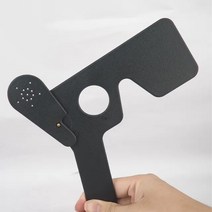 2X 전문 안과 loggnette 17 핀홀 검은색 플라스틱 시야 테스트 눈 절연체, 01 빨간