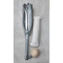 낚시용품 이송용 닻줄 소형 접이식 카약 보트용 미니 후크 선박, 15KG+30m8MM줄 보내기