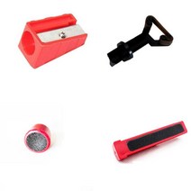 4pcs 당구 수리 큐 팁 도구 스누커 풀 셰이퍼 버너 4 종류, [01] 4 pcs tool