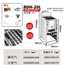 전기 튀김기 타이머 핫도그 소형 치킨 미니 정제기 기계 가마솥 올인원 1구, 20L 타입