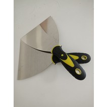 1pc 5 인치 퍼티 나이프 스크레이퍼 블레이드 삽 탄소강 플라스틱 손잡이 벽 석고 손 도구 215x125mm