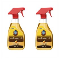 플레지 리스토링 오렌지 스프레이 클리너 473ml 2개 Pledge Restoring Oil Spray Orange