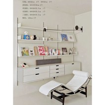 모듈 시스템 철제 다용도 조립식 벽고정 인테리어 선반, 시스템선반7
