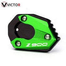 NINJA650 Z650 2022 가와사키 닌자 650 Z Z900 2017 2018 2019 2020 2021 킥 스탠드 플레이트 확장 패드 확대, [02] Ninja650Green