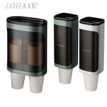 LOHANS 강추 프리미엄 멀티 종이컵 디스펜서 컵 홀더 1구 2구, 컵홀더 1구화이트