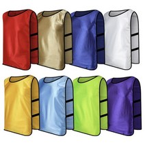 성인용 축구 풋살 농구 형광 팀조끼 체육대외 운동회 행사 조끼 레드