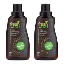 Fresh Wave 프레쉬 웨이브 런드리 부스터 빨래 냄새 제거 세제 내추럴 세탁기 운동복 쉰내 탈취제 710ml 2개